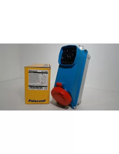 Prise à verrouillage Palazzoli fe16 3p t 16a 380v 6h ip67 472443